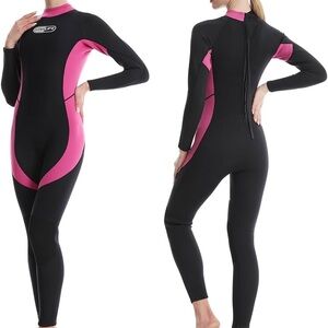 Gimilife Performance Wetsuit in Black and Pink